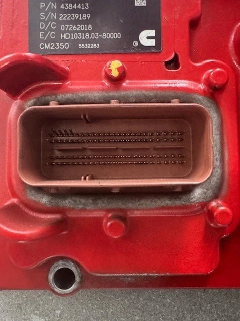 Cummins X15 EPA17 Diesel Engine Control Module ECM ECU CM2350 4384413 4384412