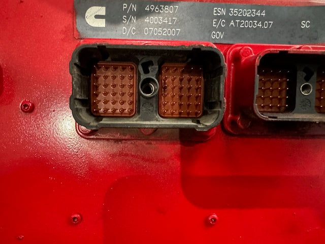 Cummins oem ism engine control module ecm ecu epa07 4963807 4963808 cm876