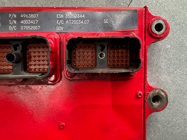Cummins oem ism engine control module ecm ecu epa07 4963807 4963808 cm876