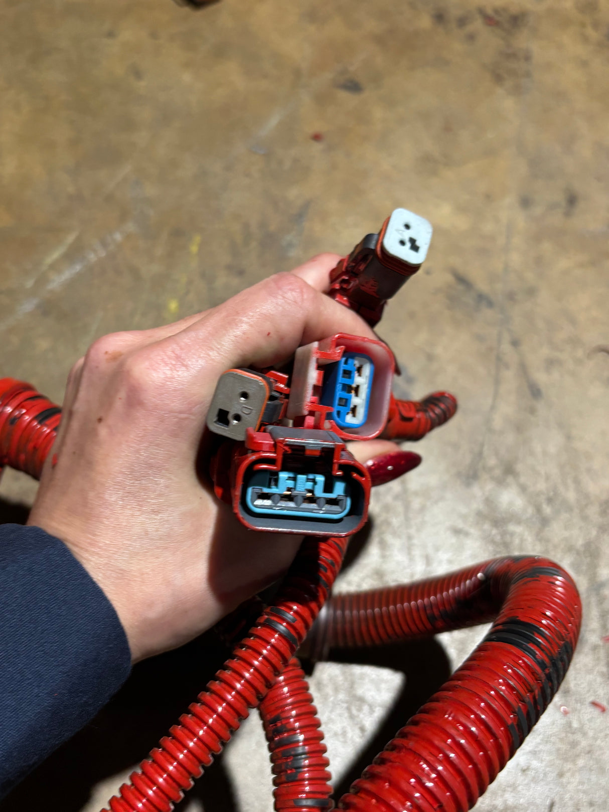 Cummins L9 Engine Electronic Control Module Wiring Harness 6430014 6430009