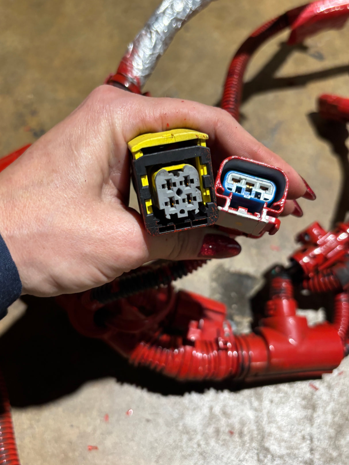 Cummins L9 Engine Electronic Control Module Wiring Harness 6430014 6430009