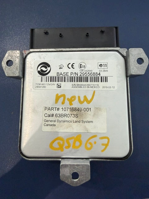 Allison A63 Transmission Control Module 10716849-001 29556884 12V 24V 28587280