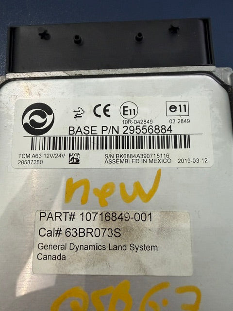 Allison A63 Transmission Control Module 10716849-001 29556884 12V 24V 28587280