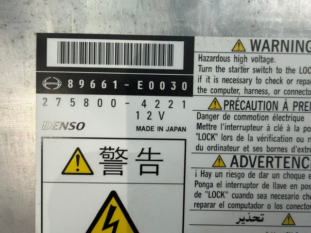 Denso Hino OEM Engine Control Module 89661-E0030 275800-4221