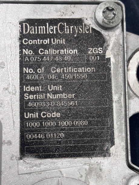Mercedes benz om460la diesel engine control module ecm ecu 0014466440