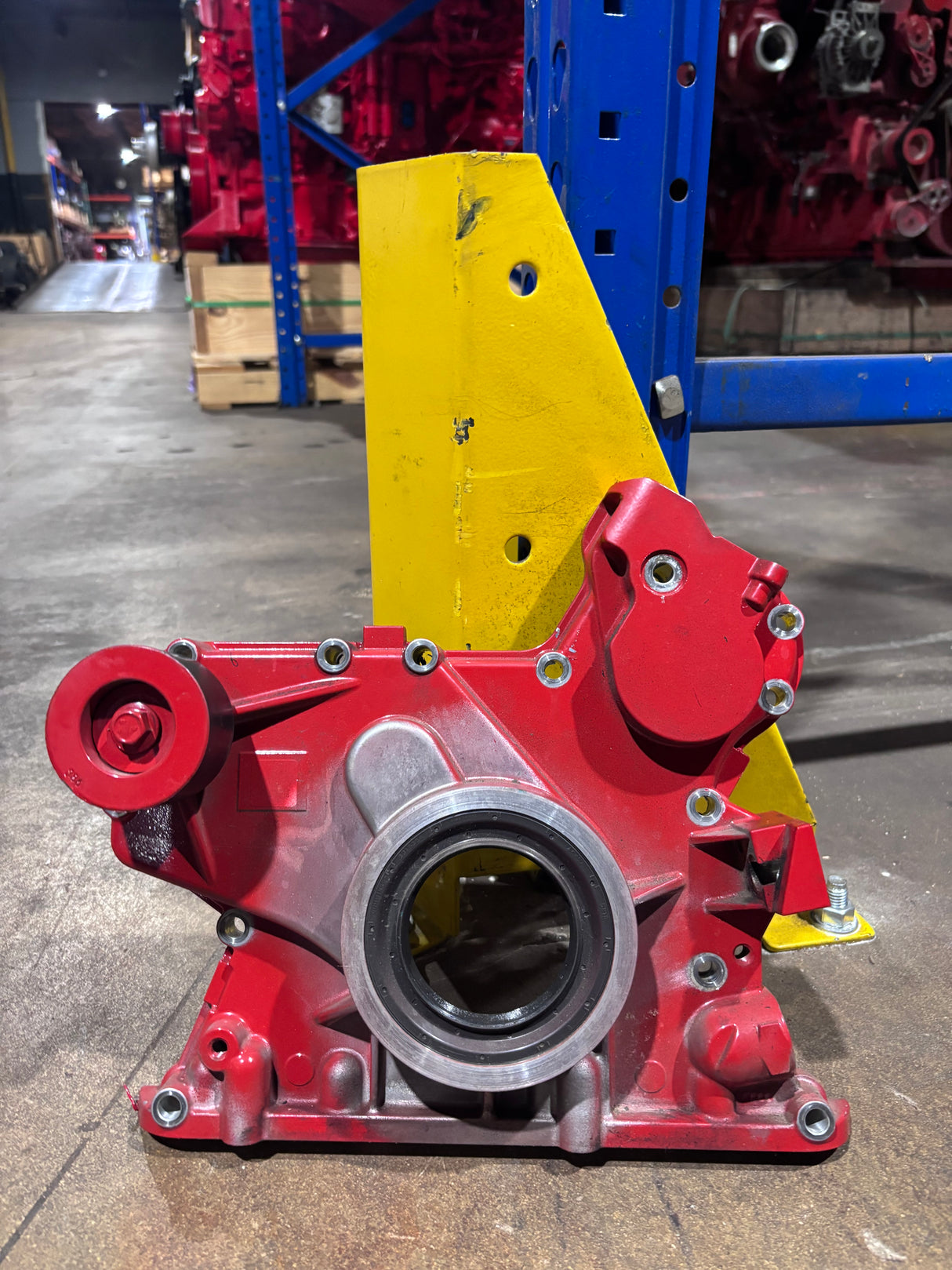 Cummins isb qsb 6.7l diesel engine front cover 5619516