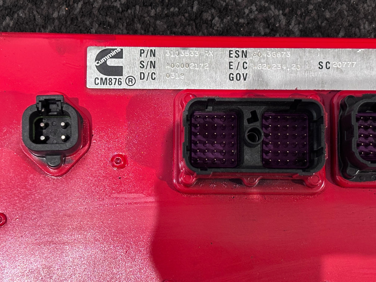 Cummins ISM Engine Control Module ECM ECU 3103533-RX CM875