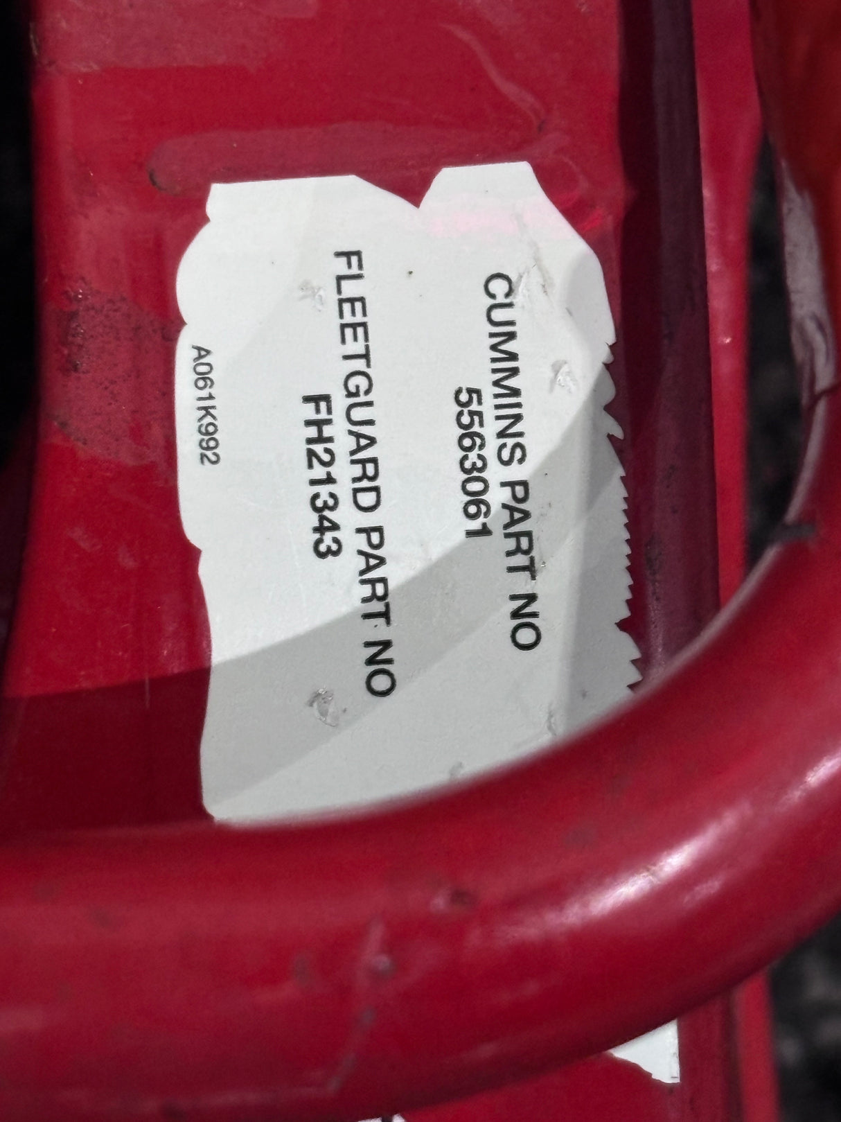 Cummins ISB QSB6.7L Fuel Filter 5563061 FH21343 with Fuel Lines