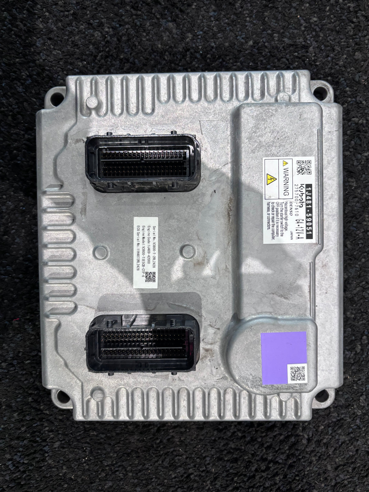 Kubota V3800 Caterpillar 3.8 Engine Control Module ECM ECU 1J481-59051