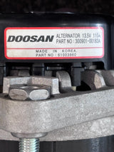 DOOSAN 45A 110AMPS 13.5V Alternator 300901-00183A 61003860