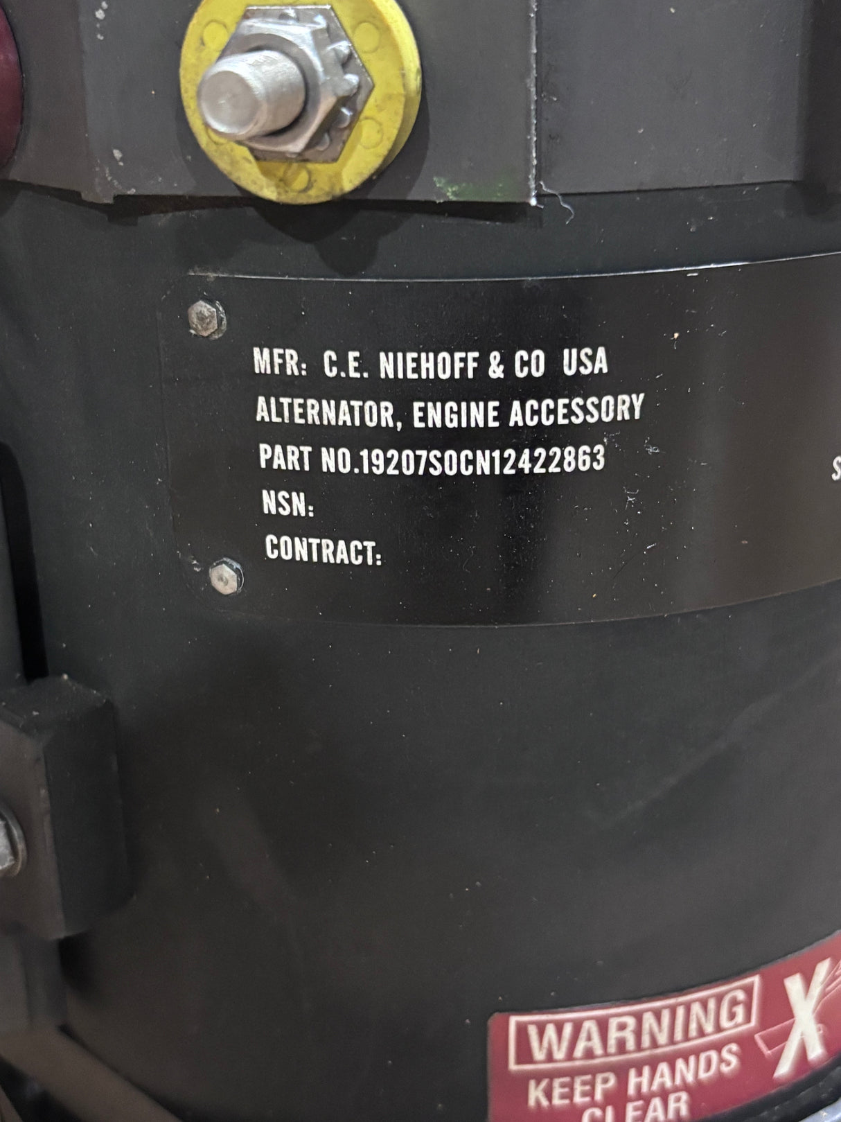 C.E. Niehoff & Co N1509-1 Alternator 28V 14V 76761-N1509-1 12422863