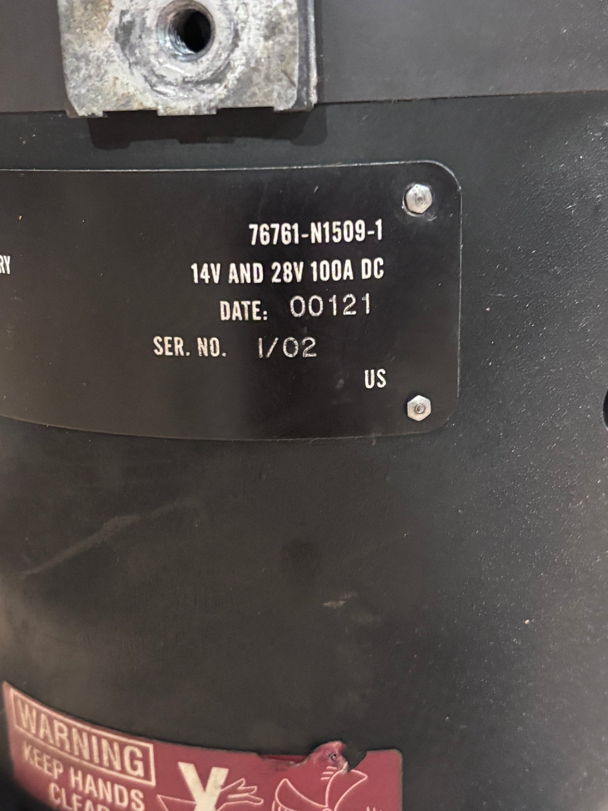 C.E. Niehoff & Co N1509-1 Alternator 28V 14V 76761-N1509-1 12422863