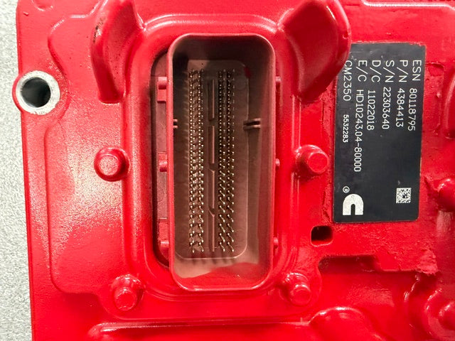 Cummins X15 Diesel Engine Control Module ECM ECU CM2350 4384413 4384412