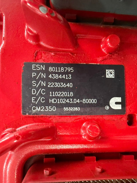 Cummins X15 Diesel Engine Control Module ECM ECU CM2350 4384413 4384412