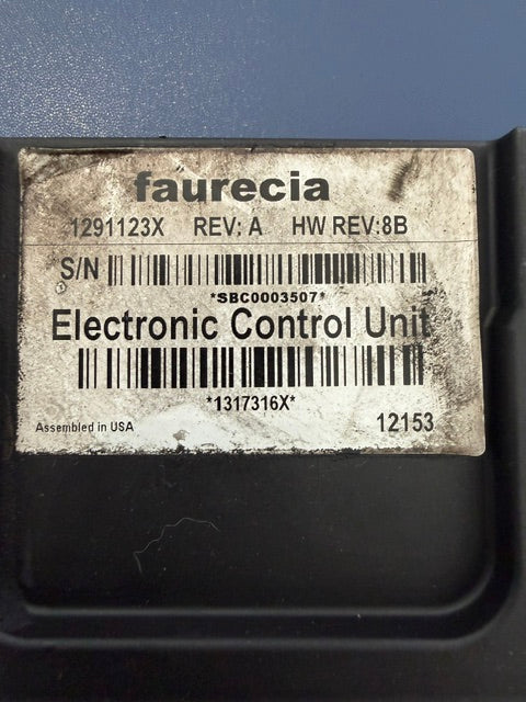 Hino Faurecia Electronic Cab Control Module CECU 1291123X 1317316X