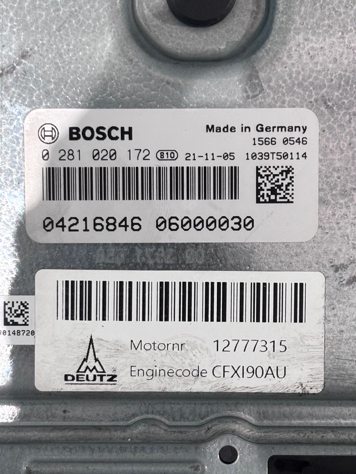 Bosch Engine Control Module for Deutz Engine 04216846 06000030