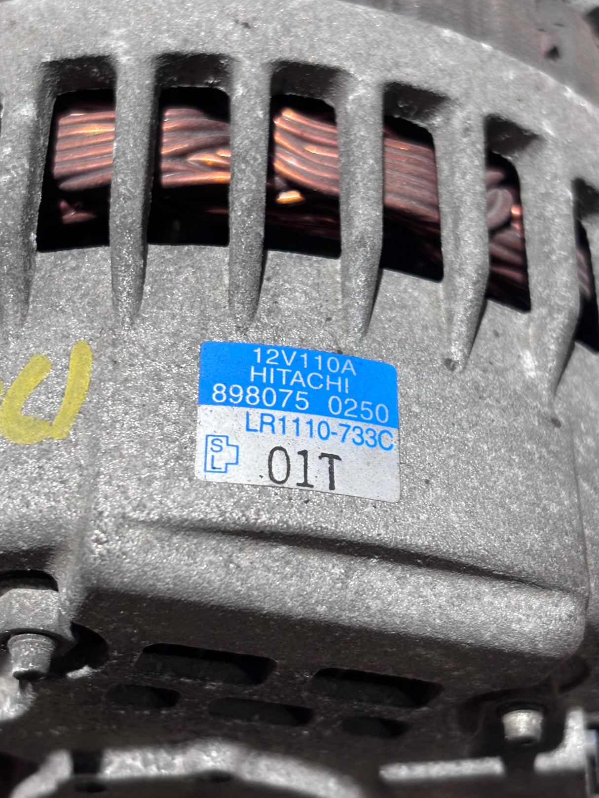 Hitachi Alternator for Isuzu 5.2L Engine 8980750250 LR1110-733C 12V 110AMPS
