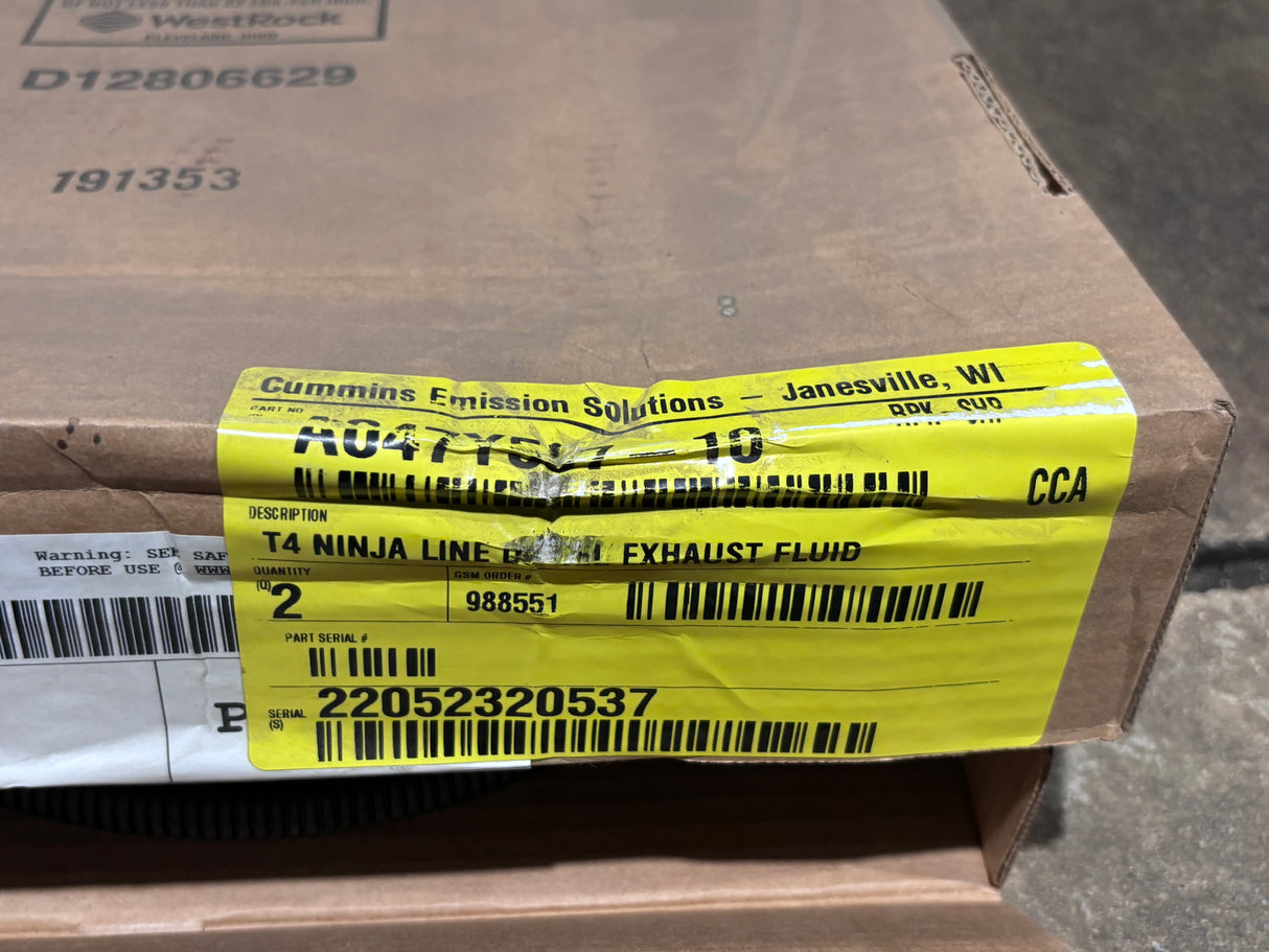 Cummins Fluid Heating Hose DEF Hose A047Y507 4354118
