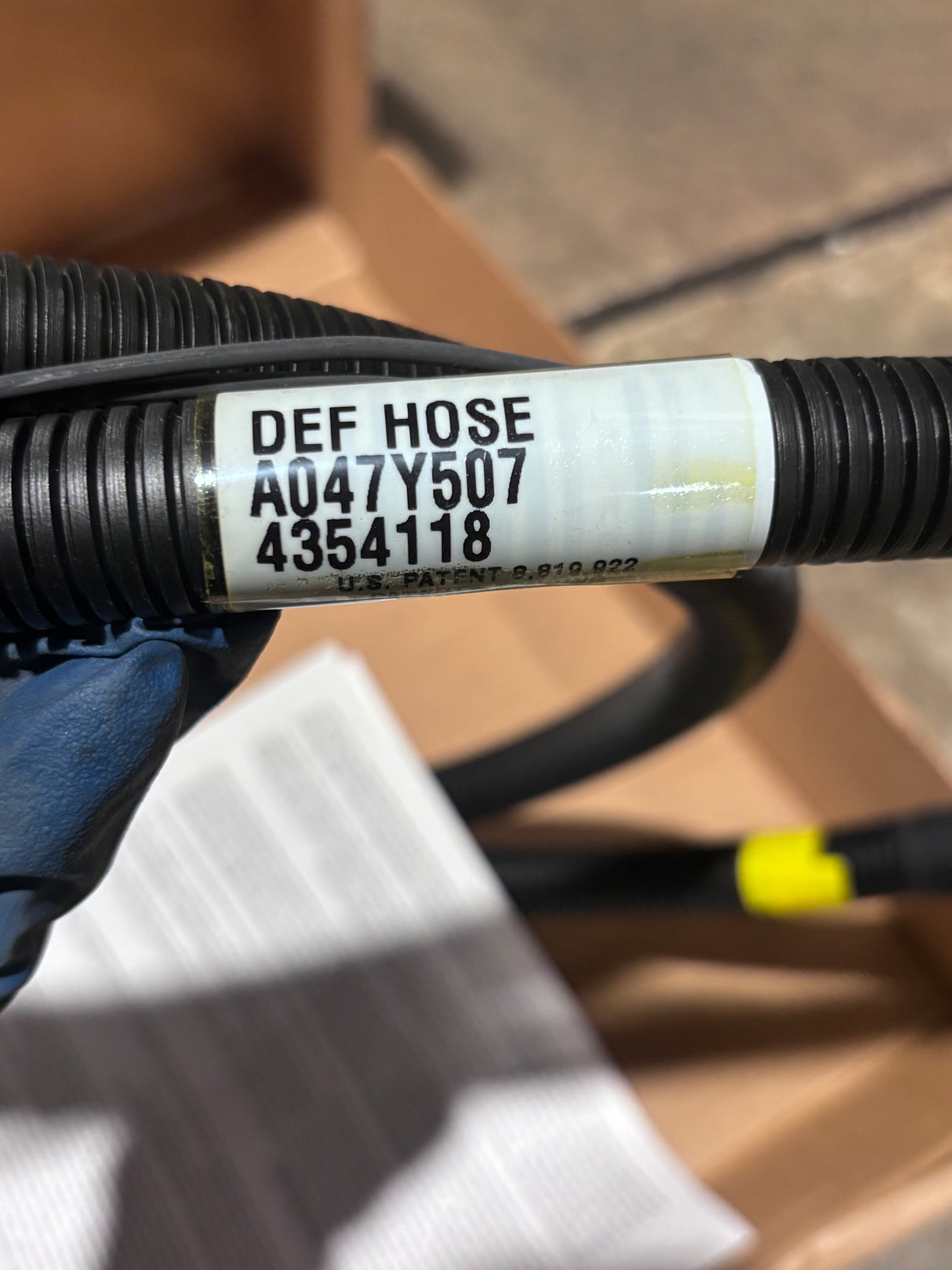 Cummins Fluid Heating Hose DEF Hose A047Y507 4354118