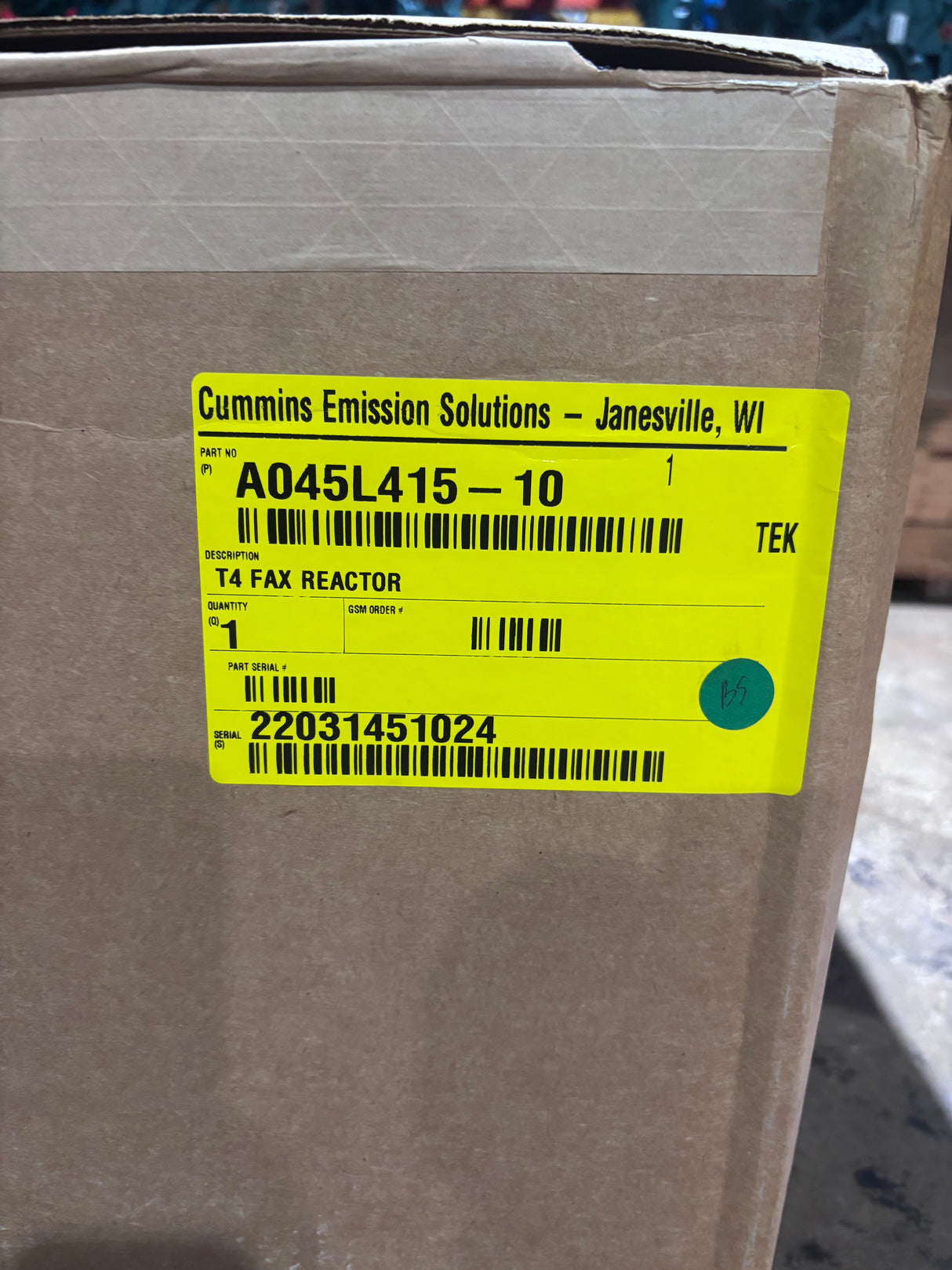 Cummins Decomposition Reactor with Doser Injector OEM 4377370 5305254 A050H583
