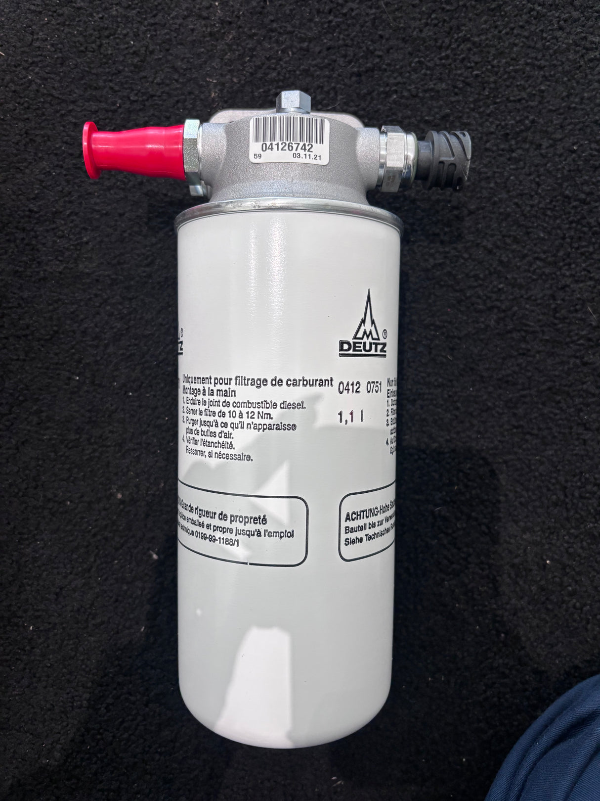 Deutz OEM Fuel Filter 04126742