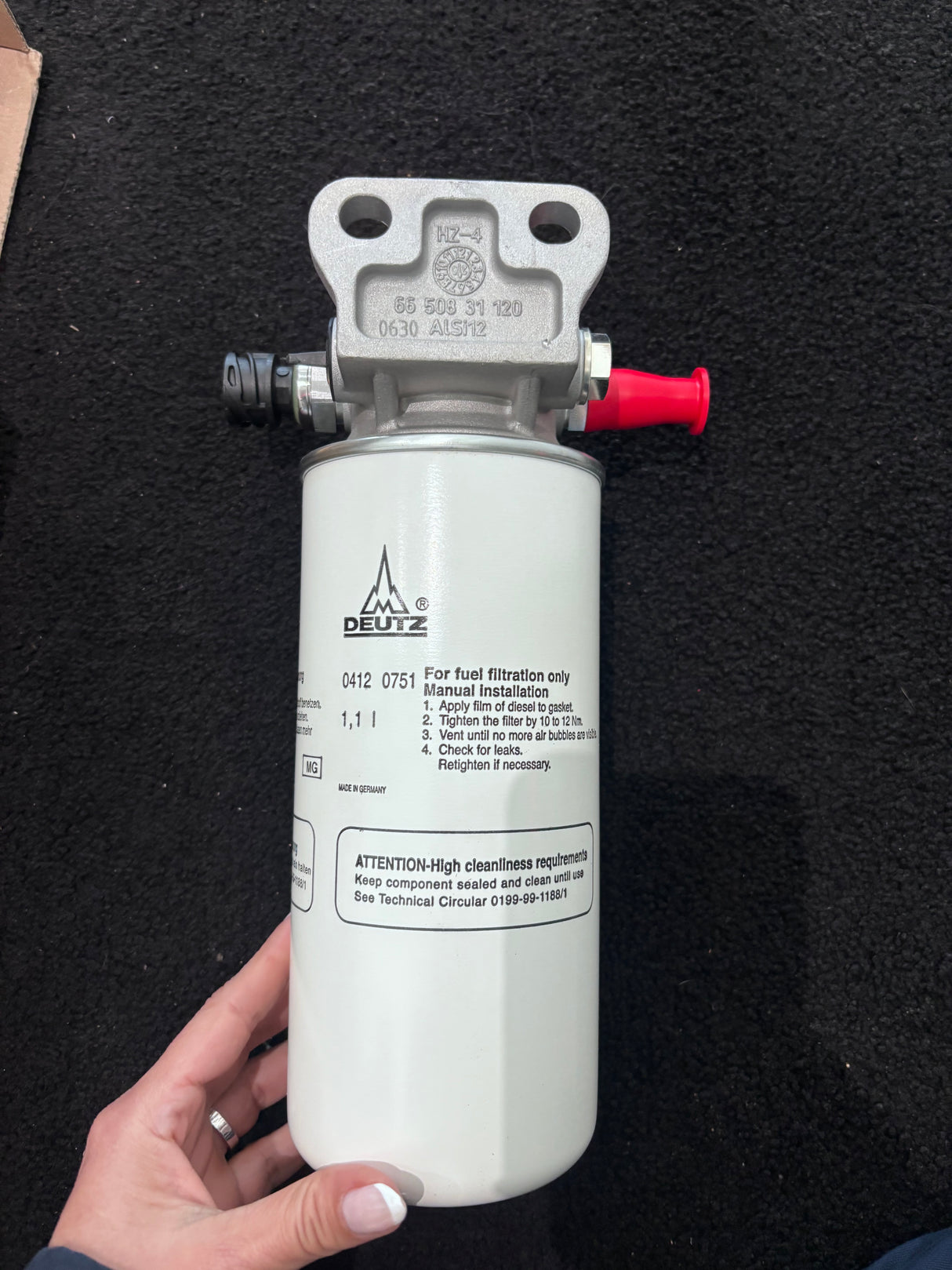 Deutz OEM Fuel Filter 04126742