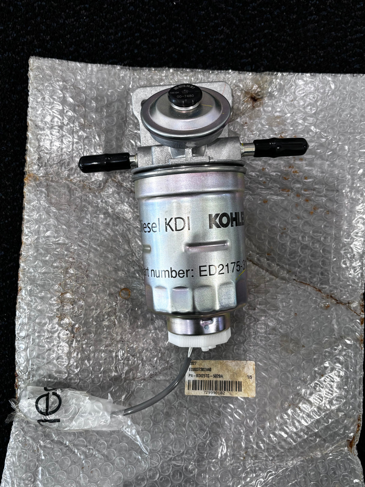 Kohler Fuel Filter Quick Connection ED0037302440 ED2175-318-S