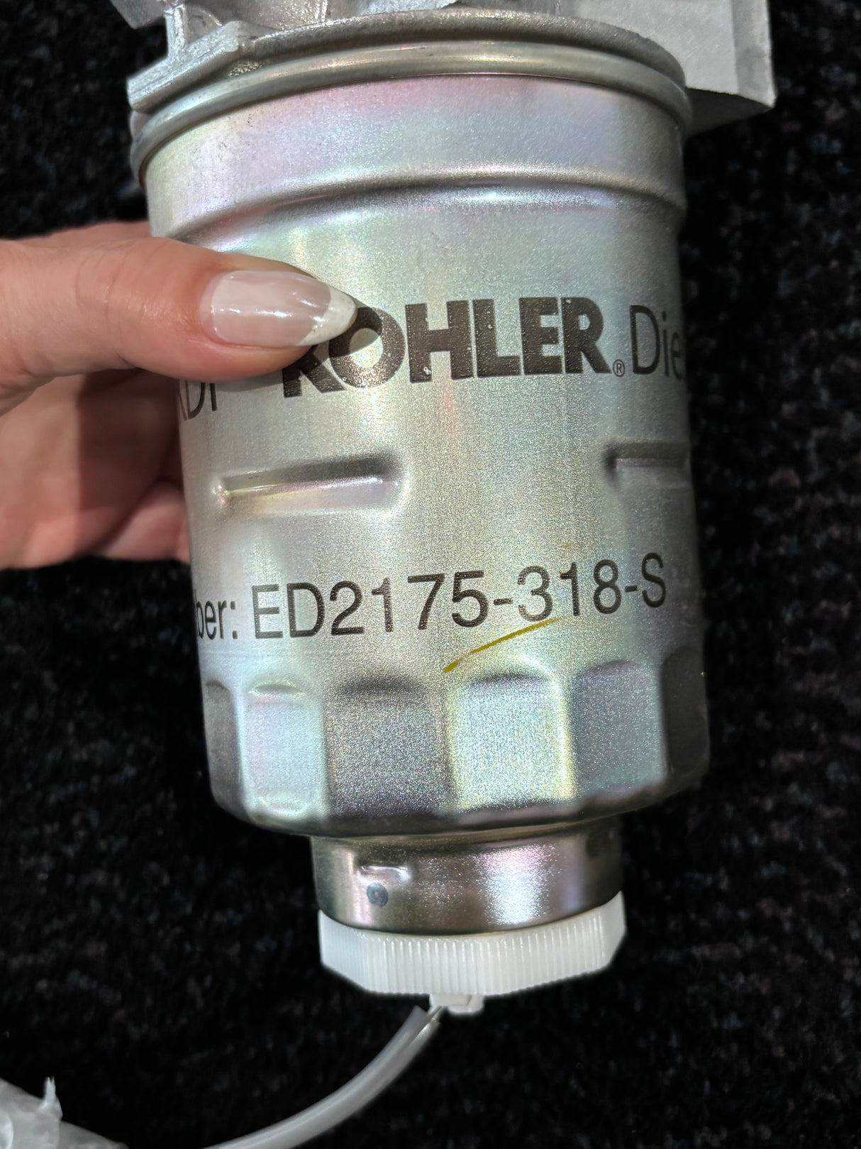 Kohler Fuel Filter Quick Connection ED0037302440 ED2175-318-S
