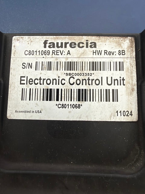 Hino Faurecia Electronic Cab Control Module CECU C8011069 C8011068
