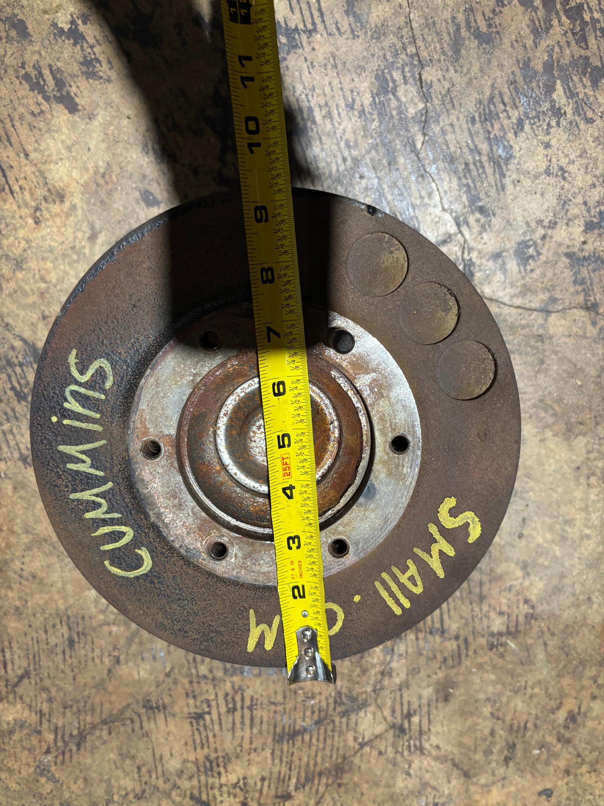 Cummins OEM Fan Hub Shaft with Pulley 3003735 3007660