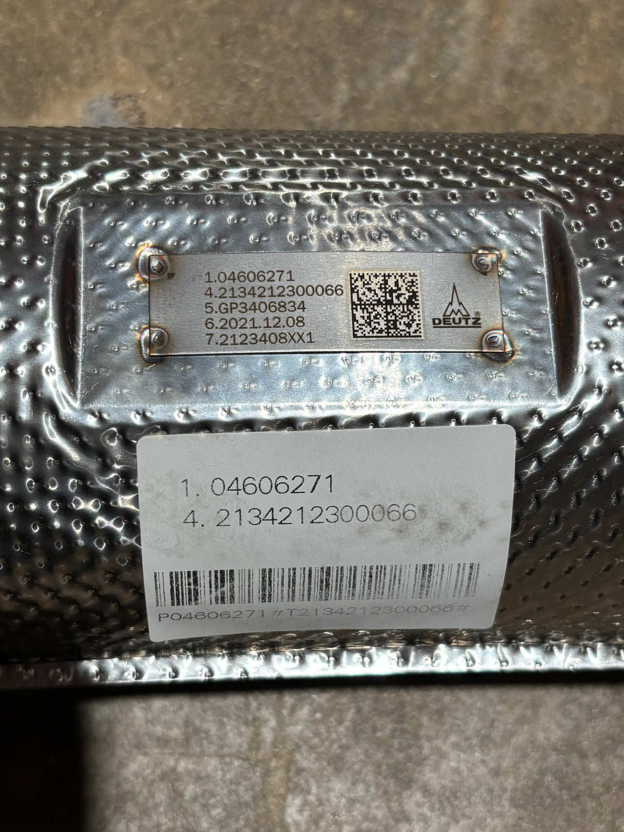 Deutz OEM Diesel Engine Mixing Tube 04606271