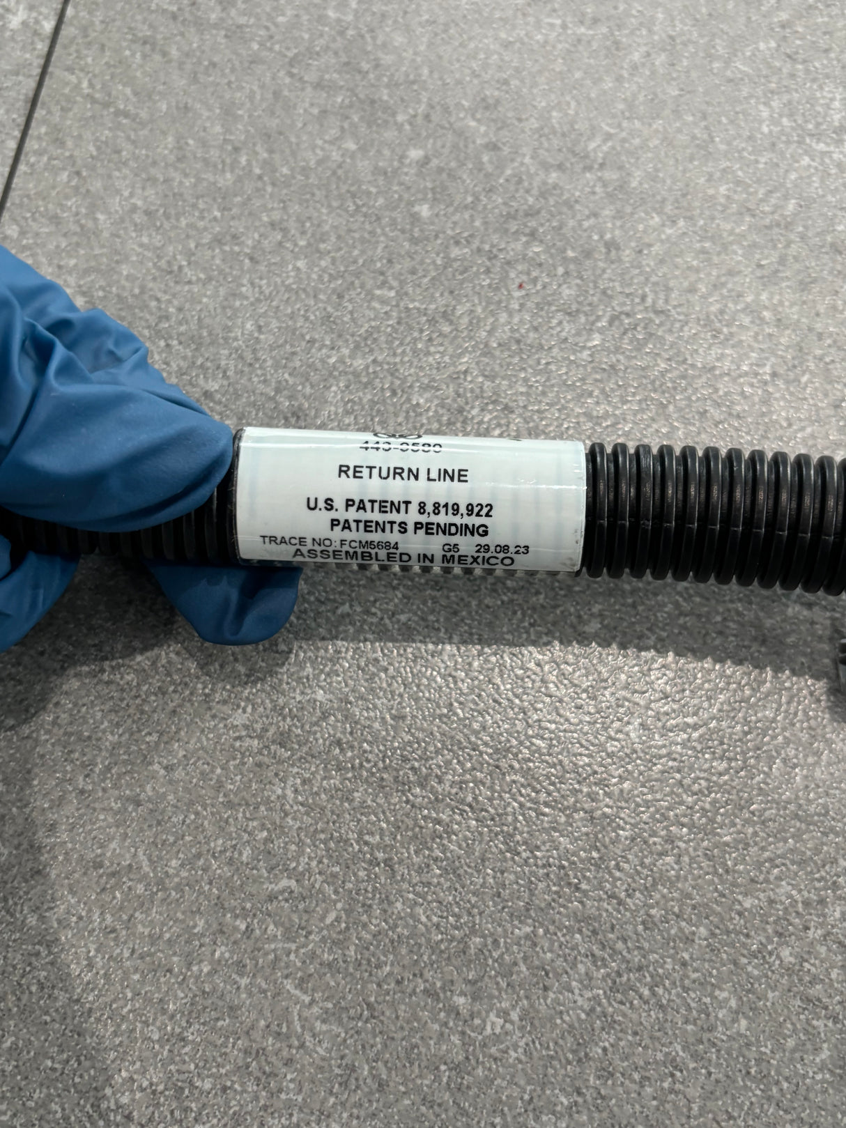 Caterpillar C4.4 OEM Return Line Hose Assembly 443-9580
