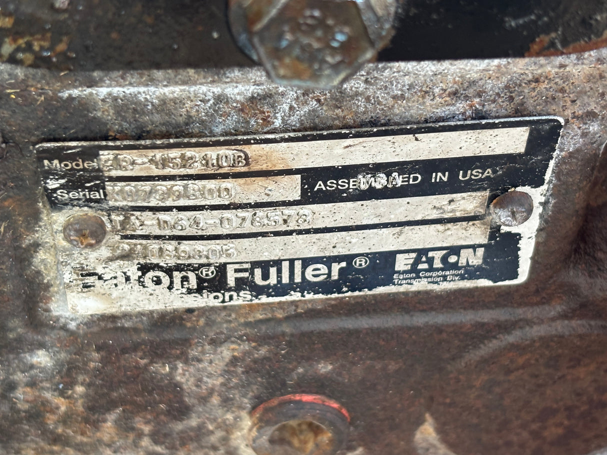Eaton Fuller FR-15210B 10 Speed Transmission