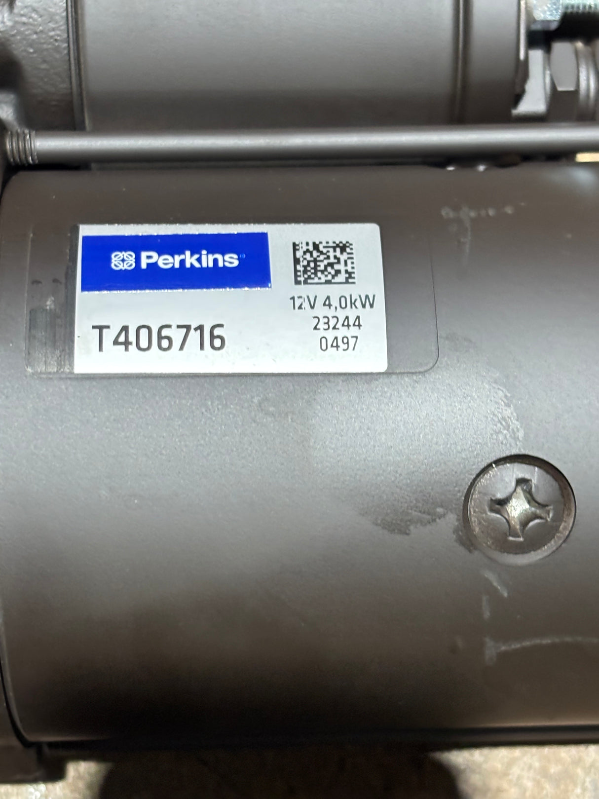 Perkins Caterpillar 12V Starter T406716