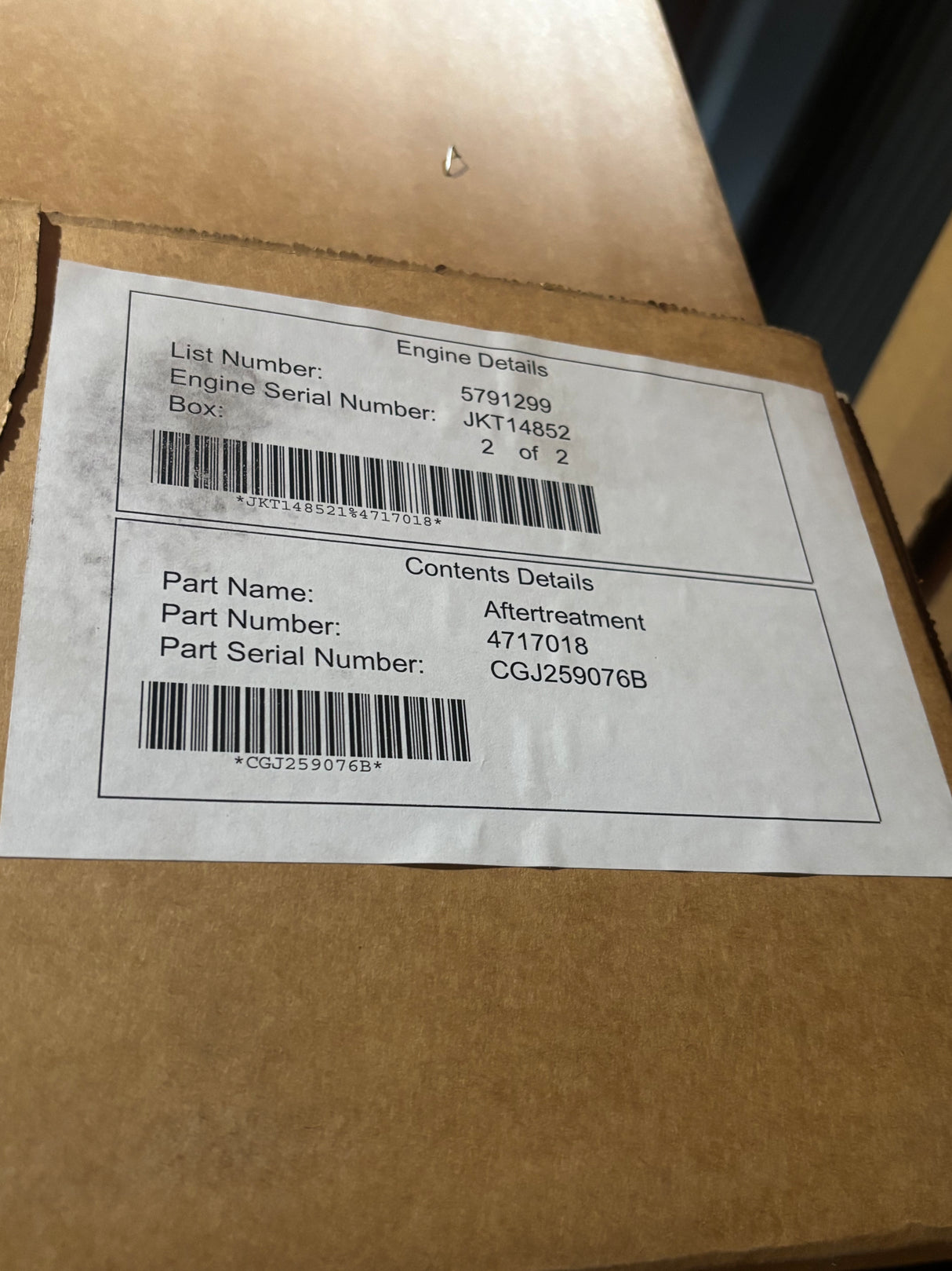 Caterpillar C4.4 OEM Clean Emissions Exhaust Module DPF 454-8361 455-3634