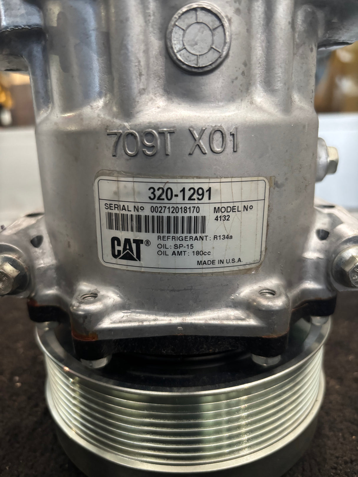 CAT 4132 A/C Compressor 320-1291 24V