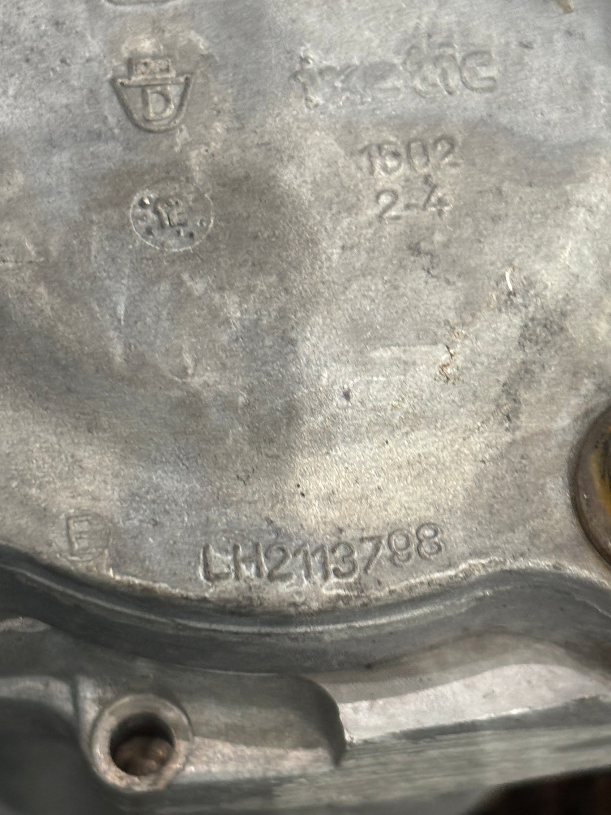Ixetic Power Steering Pump off International Maxxforce 13 Engine 3623641C94