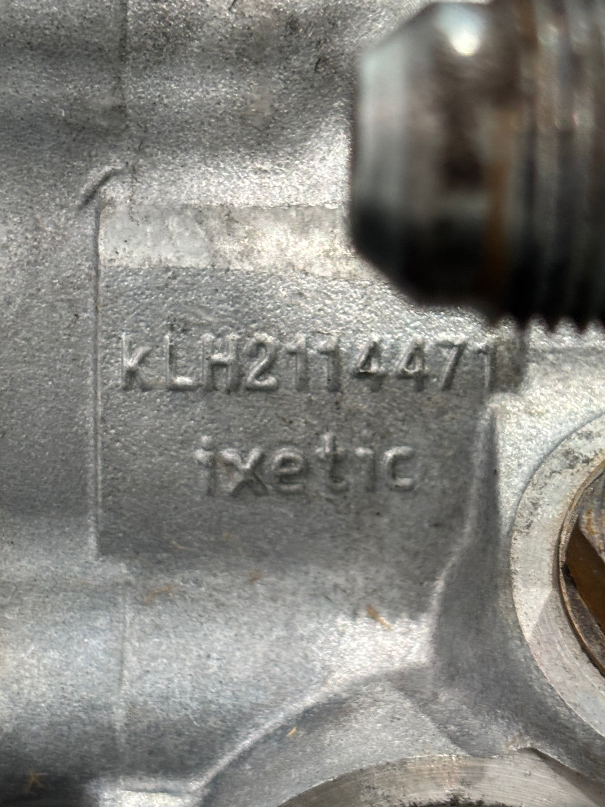Ixetic Power Steering Pump off International Maxxforce 13 Engine 3623641C94