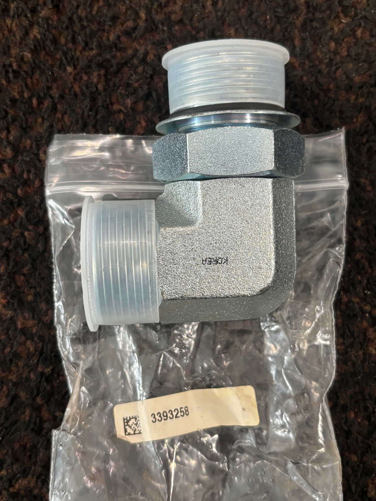 Cummins ISC ISL OEM Male Adapter Elbow 3393258