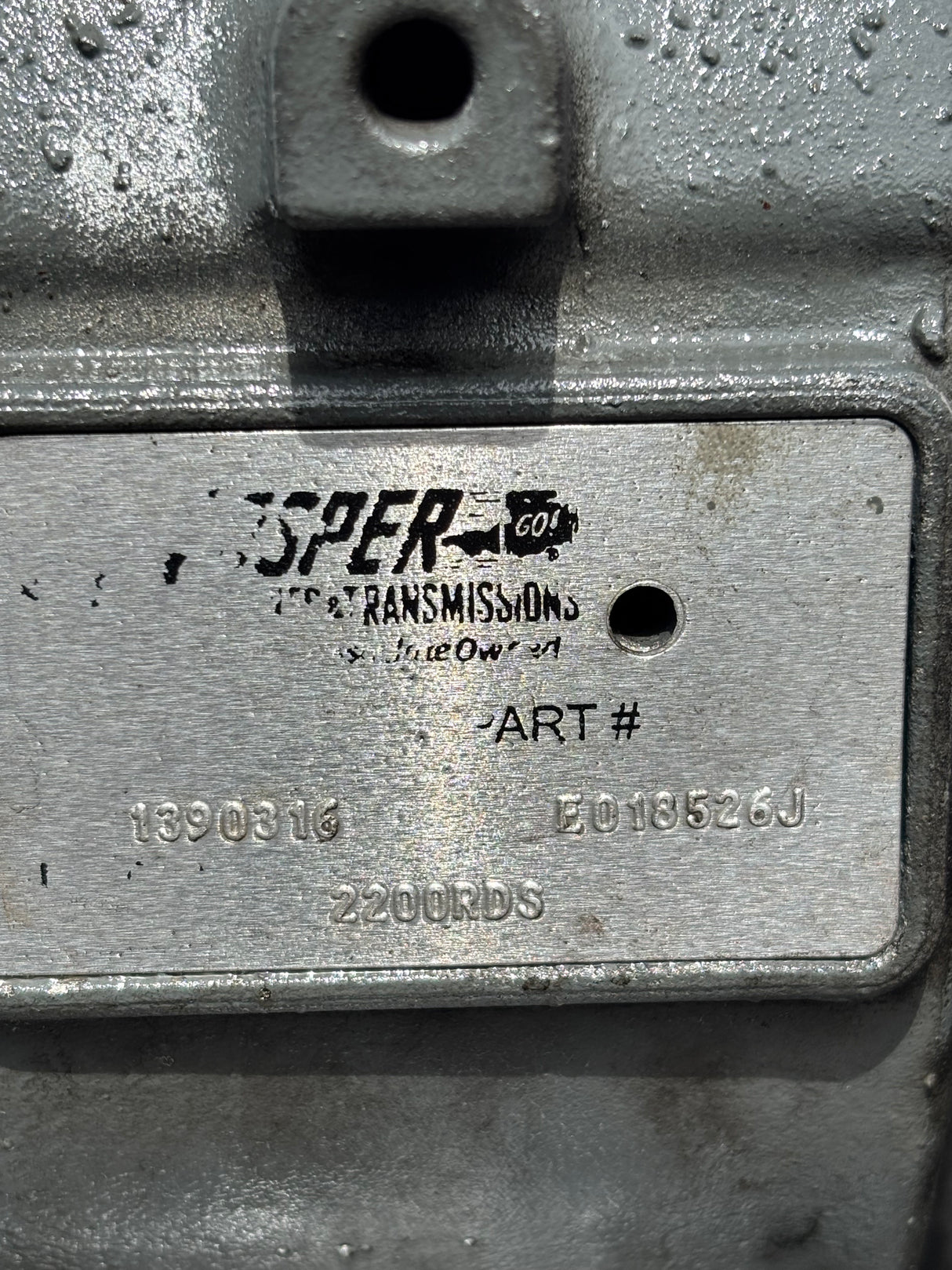 Japer Allison 2200RDS Automatic Transmission 1390316