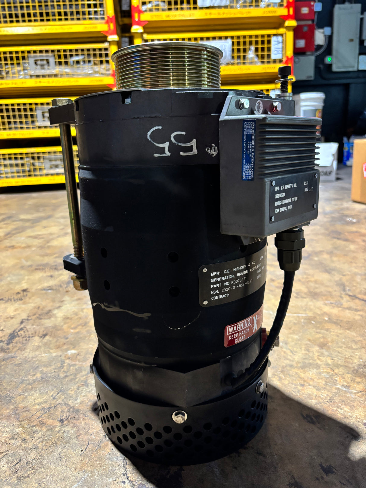 C.E. Niehoff N1603-2 Alternator 450AMPS 28V 2920-01-557-6680