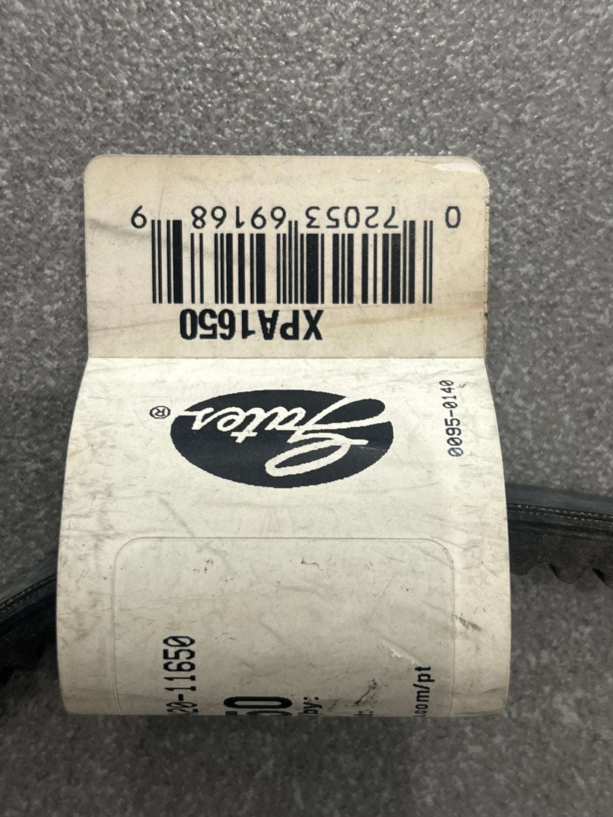 Gates XPA1650 Metric V Belt 9420-11650