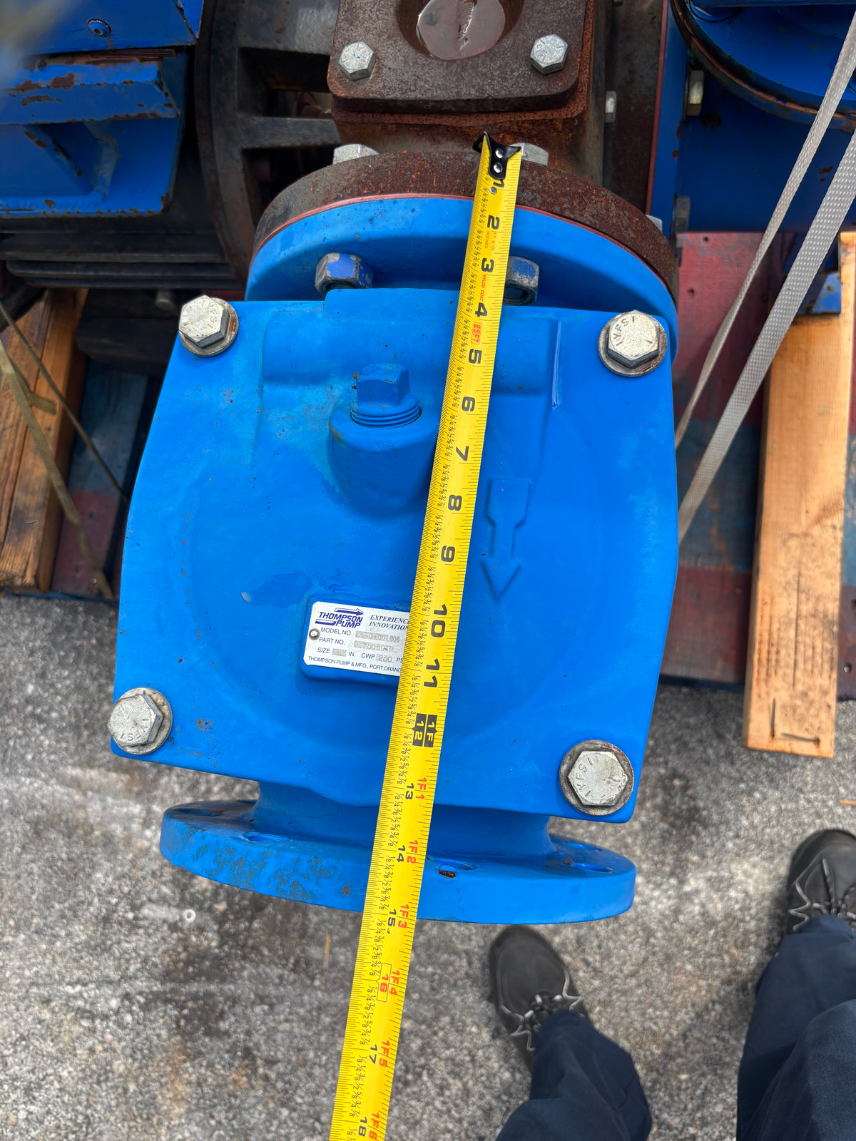 Thompson Pump 6X6S2 Heavy Duty Trash and Dewatering Pump