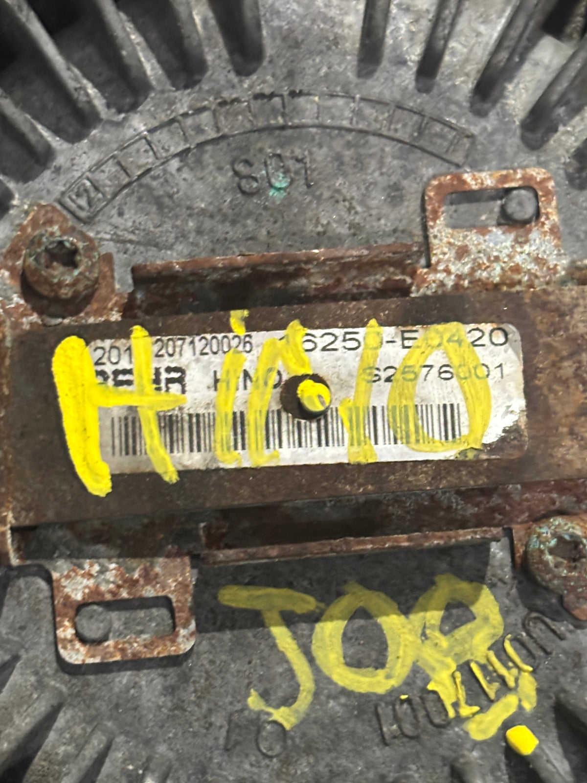 Hino BEHR Fan Clutch S2576001 16250-E0421 V8756001 16250-E0421 703704AT