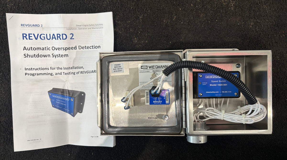 REVGUARD 2 Automatic Overspeed Detection ShutDown System 1520-001