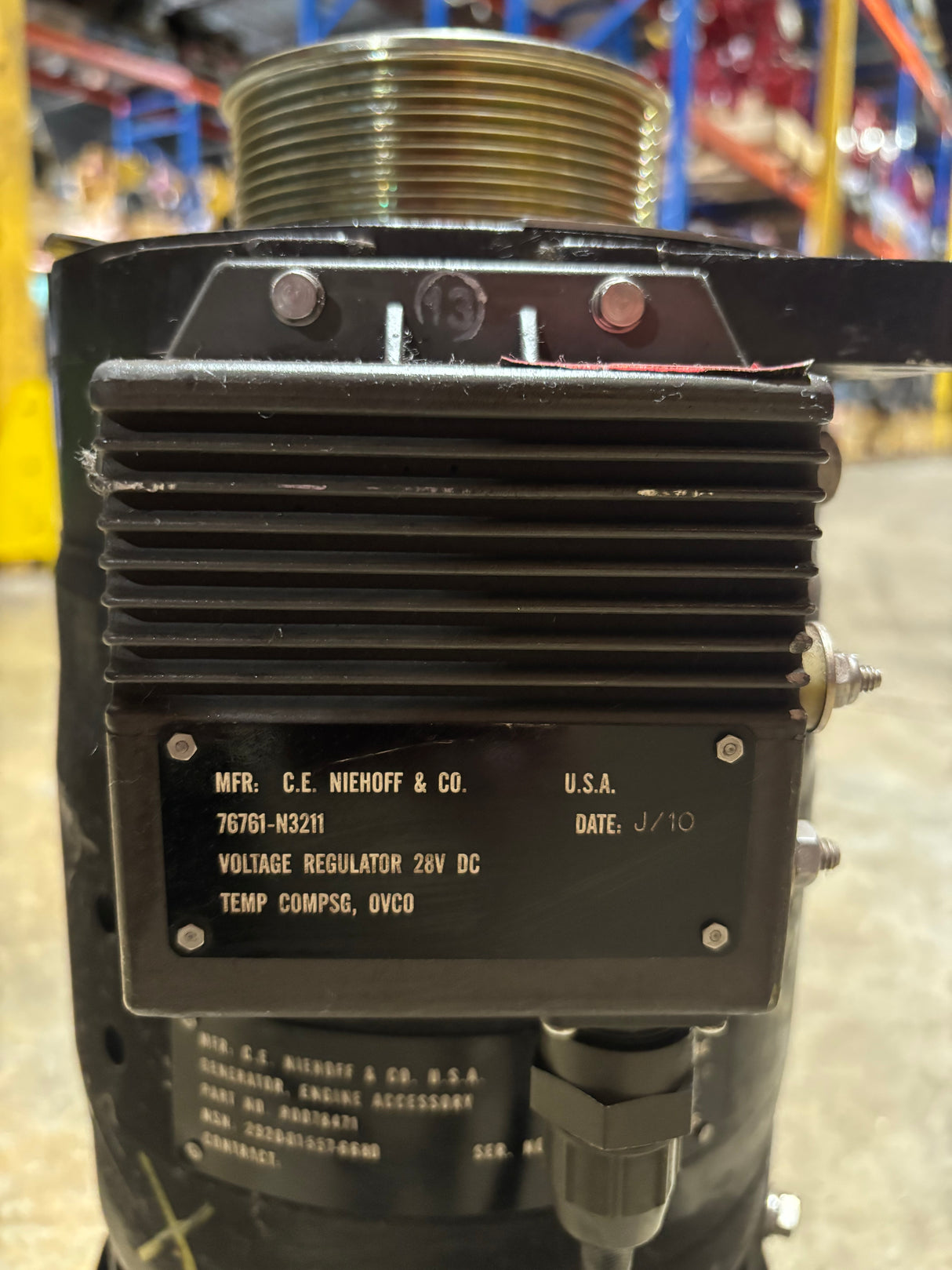 C.E. Niehoff & Co N1603-2 Generator 2920-01-557-6680 76761-N1603-2 450AMP 28V