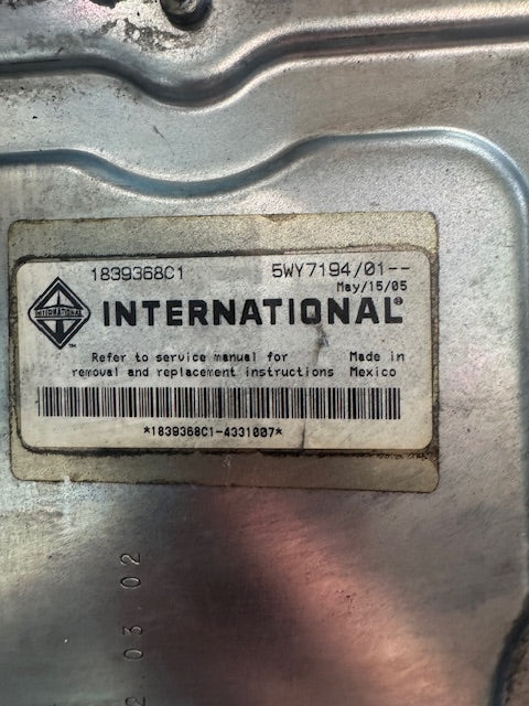 International DT466E Control Module ECM 1839368C1 4307211R09 1842443C95 EGR
