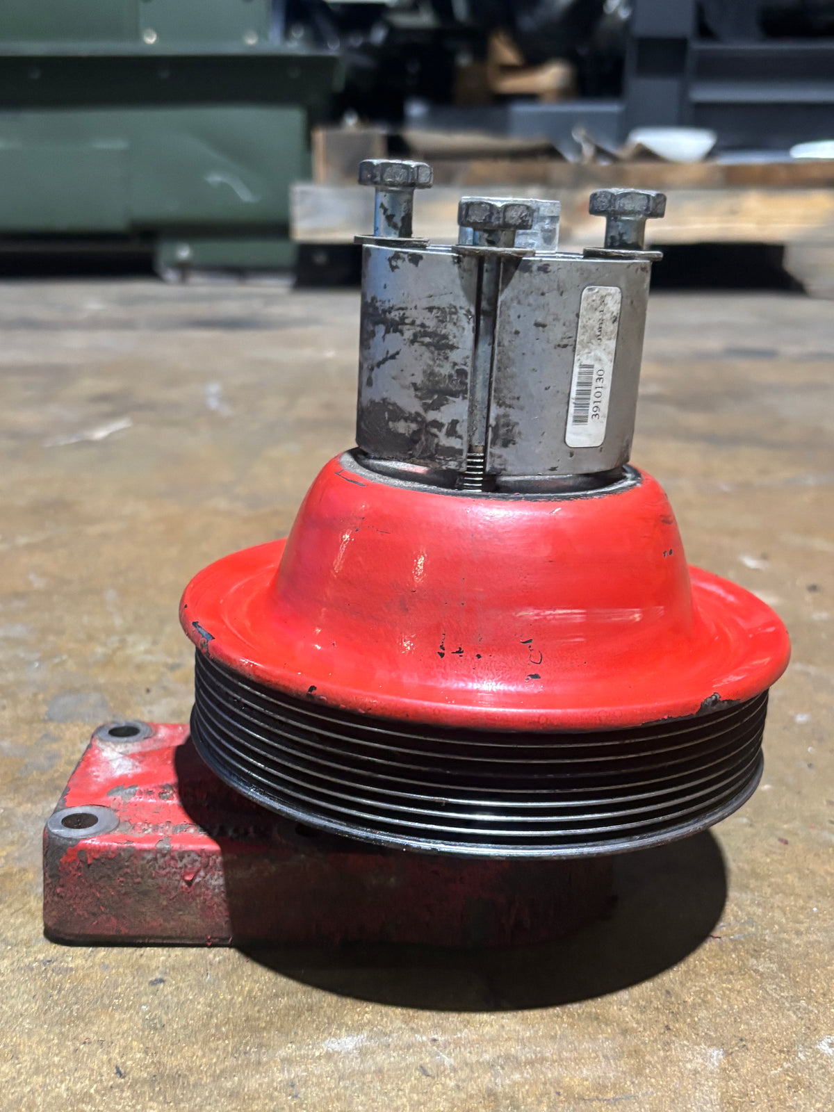 Cummins Fan Support with Pulley and Spacer 3914462 3910130 3913433