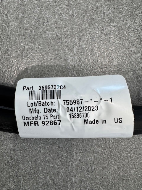 International Engine Parking Brake Left Rear Cable 3605722C4 3605722C2