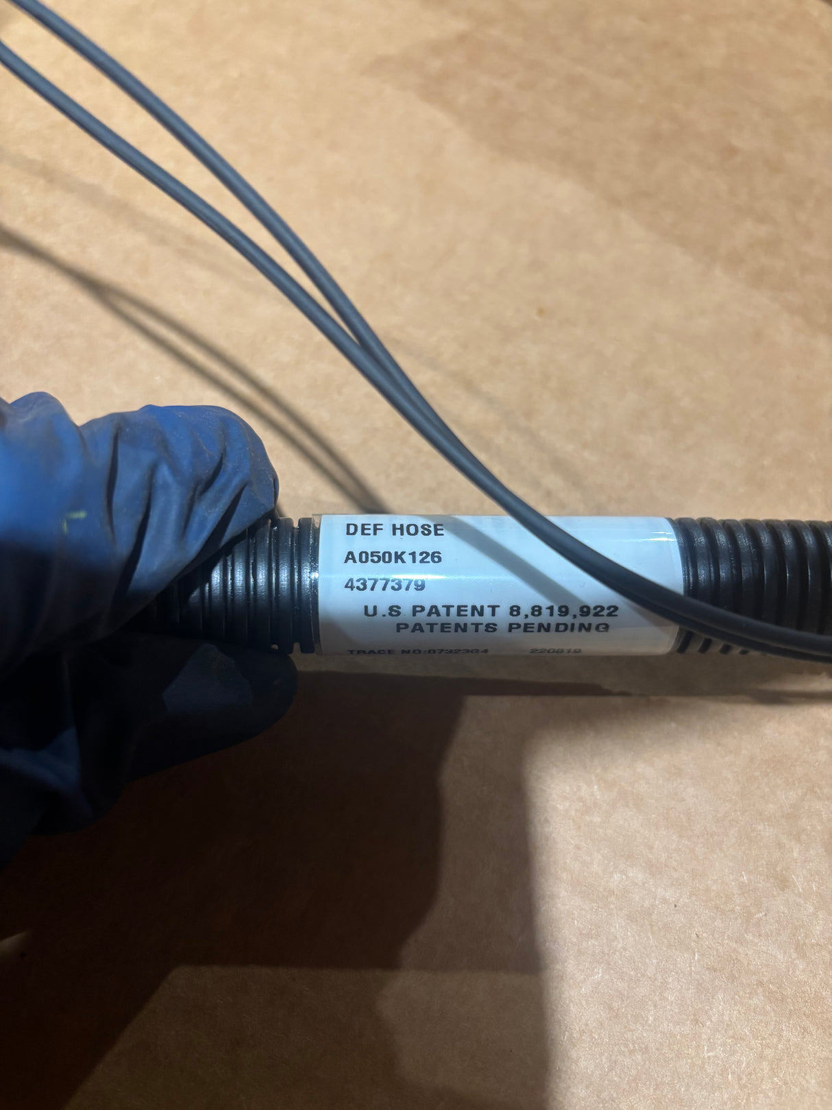 Cummins OEM Heat Hose DEF Hose A050K126 4377379